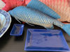 Afbeeldingen van Sushi bord met bakje Blauw